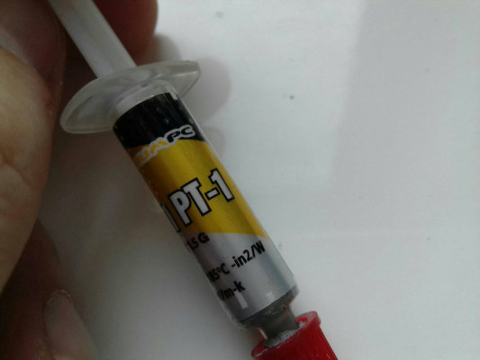 Pasta termoprzewodząca SilentiumPC Pactum PT-1, 1.5g, napis poziomy