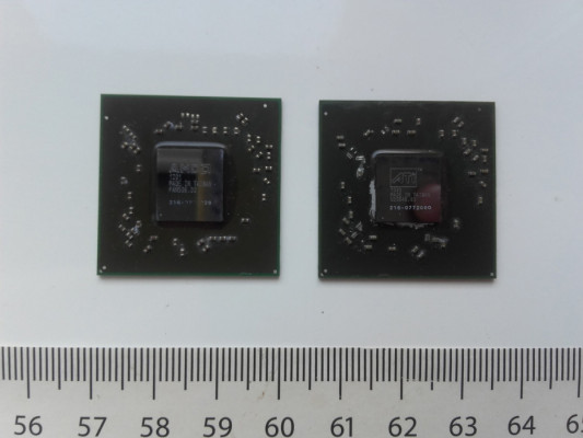 Chip, rdzeń AMD, ATI, 1201, 1033, używane, niesprawdzone jako uszkodzo