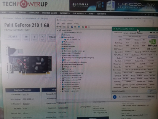 Palit GeForce 210, 1GB, 1024M SDDR3 64Bit, HDMI, DVI, VGA, NEAG2100HD0