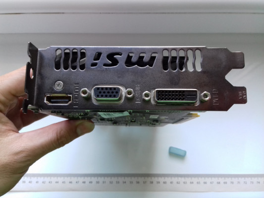 MSI GeForce GTX750Ti Gaming 2GB GDDR5, DVI, HDMI, VGA, niedziałająca,