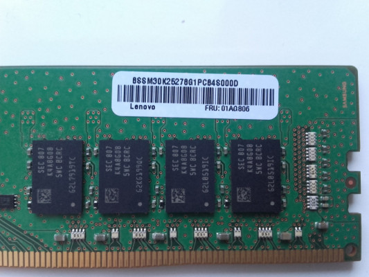 Samsung DDR4, 16GB, 2400MHz, CL17, (CN M378A2K43CB1-CRC 1809)