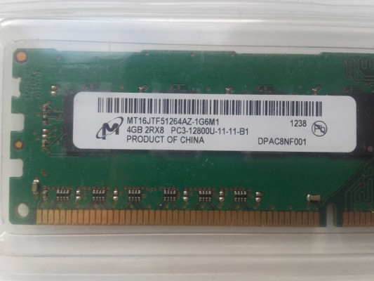 Micron DDR3, 8GB,(4GB+4GB), 1600MHz, PC3 12800 DIMM, HP, Używana Spraw