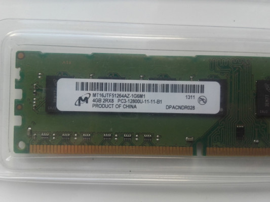 Micron DDR3, 8GB,(4GB+4GB), 1600MHz, PC3 12800 DIMM, HP, Używana Spraw