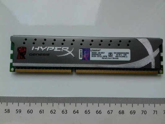 Kingston HyperX Genesis, DDR3, 4GB 1600MHz, 1,5V, nie działa, 2172246