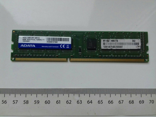 ADATA, DDR3, PC3L 4GB 1600MHz, 12800U, CL11, 2D2000127602, 1308146754D