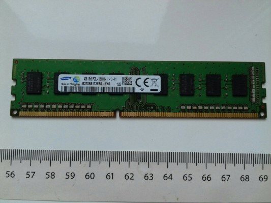 Samsung DDR3, 4GB, PC3L, 1600MHz, 12800U, CL11, 1,35V, PH M378B5173EB0