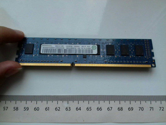 RAMAXEL DDR3 4GB PC3L 1600Mhz, 12800U-11-13-A1, HMT451U6BFR8C-PB, 2172