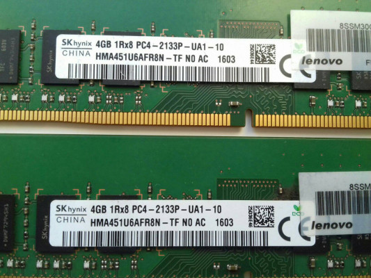 SK hynix dla lenovo DDR4 8GB=2x4GB, 2133MHz, (HMA451U6AFR8N-TF N0 AC 6