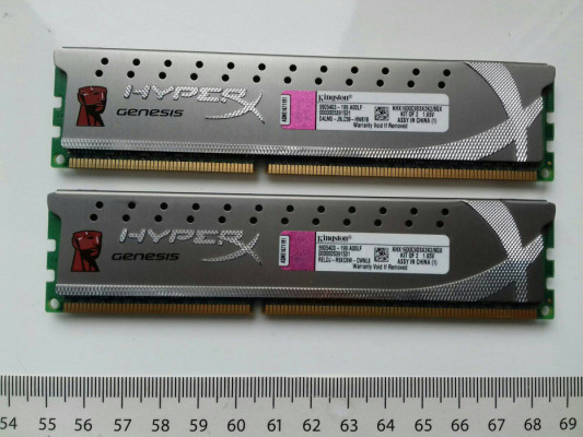 Kingston HyperX Genesis, DDR3 8GB=4GB+4GB, CL9, 1600MHz, 1,65V, KHX160