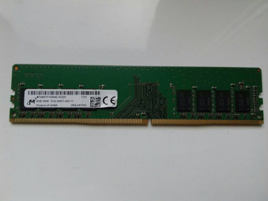 Micron DDR4 8GB, 2400MHz, PC4-19200, używana sprawna przetestowana, MT