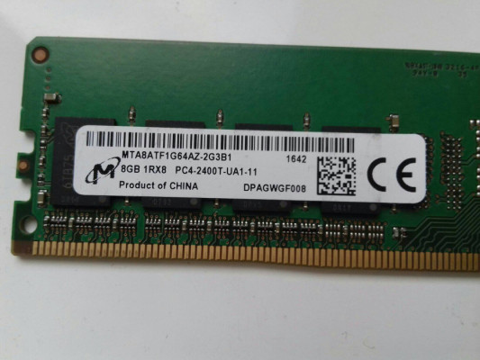 Micron DDR4 8GB, 2400MHz, PC4-19200, używana sprawna przetestowana, MT