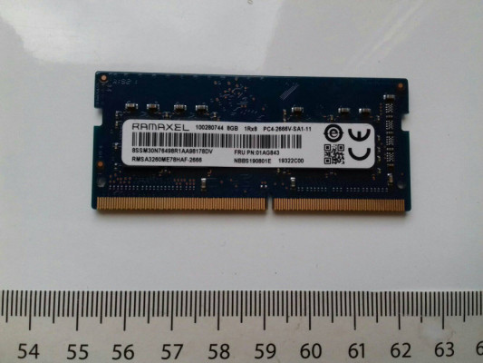 Ramaxel DDR4 8GB, PC4 2666V, RAM laptopowy, 8SSM30N76498R1AA98178DV