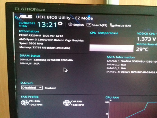 Samsung DDR4, 32GB, PC4 3200MHz, 2933Mbps, 1,2V, M378A4G43AB2-CWE