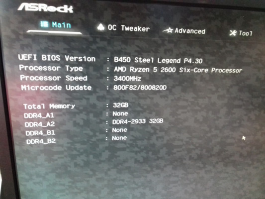 Samsung DDR4, 32GB, PC4 3200MHz, 2933Mbps, 1,2V, M378A4G43AB2-CWE