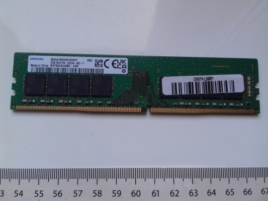 Samsung DDR4, 32GB, PC4 3200MHz, 2933Mbps, 1,2V, M378A4G43AB2-CWE, W85