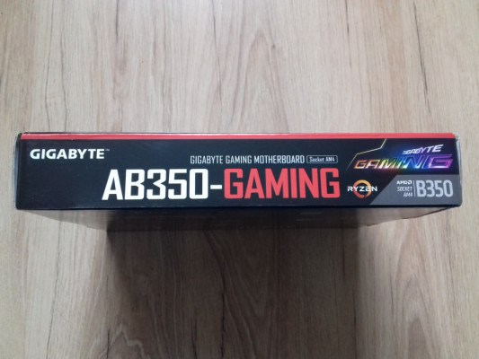 Pudełko od płyty głównej ATX Gigabyte AB350 Gaming, GA-AB350-GAMING, S