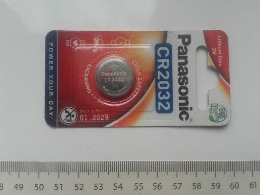 Bateria pastylkowa CR2032 Panasonic Lithium Coin 3V, Bateria litowa CR