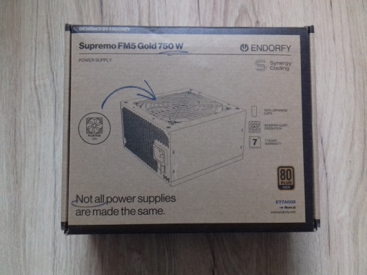 Pudełko od zasilacza ATX Endorfy Supremo FM5 Gold 750W, EY7A0082411002