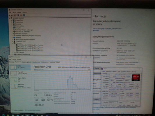 AMD Athlon X4 830, FM2+, Quad Core, 3GHz turbo 3,4GHz, 65W, AD830XYBI4