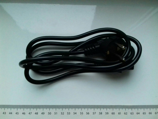 Kabel zasilania 230V 1,5m, 16A, zasilacza PC ATX NOWY TITAN 600W, 3x0,