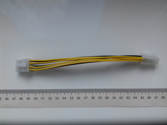 Adapter ATX EPS do MB-CPU z 4Pin męski na 8Pin żeński, EPS przejściówk