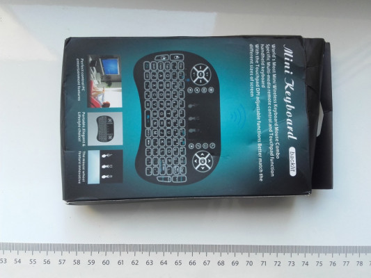 I8 klawiatura Backlit bezprzewodowa Mini klawiatura RF USB lub BT, pły