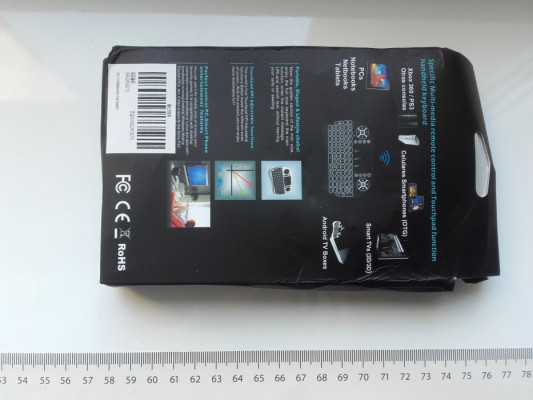 I8 klawiatura Backlit bezprzewodowa Mini klawiatura RF USB lub BT, pły