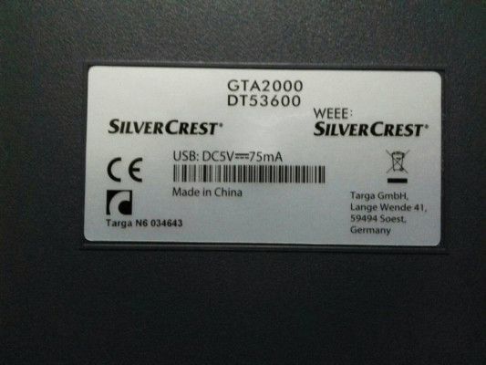 Tablet graficzny do rysowania na PC Silvercrest SGT 10.6 A2 Tablet Sil