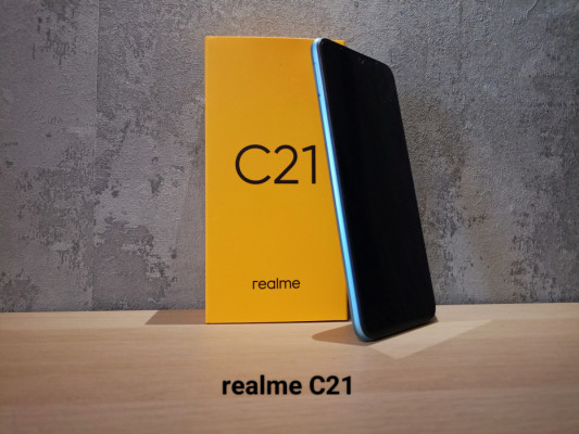 Realme C21 32GB Cross Blue Idealny stan Dual SIM Tanio Jak nowy nego