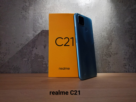 Realme C21 32GB Cross Blue Idealny stan Dual SIM Tanio Jak nowy nego