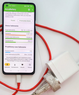 ŁADOWARKA SIECIOWA USB-C OnePlus 8 Pro 9 10 11 T Warp Charge 65W KABEL