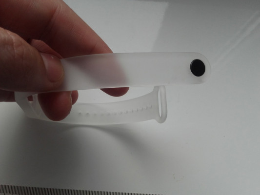 Pasek, Opaska sylikonowa dla Xiaomi Mi Band 5, 6, trochę przezroczyste