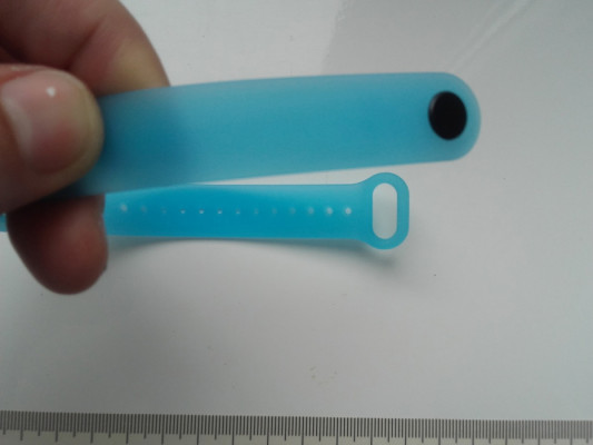 Pasek, Opaska sylikonowa dla Xiaomi Mi Band 5, 6, trochę przezroczyste