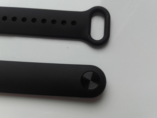 Pasek, Opaska silikonowa dla Xiaomi Mi Band 8, czarny nowy, zamiennik