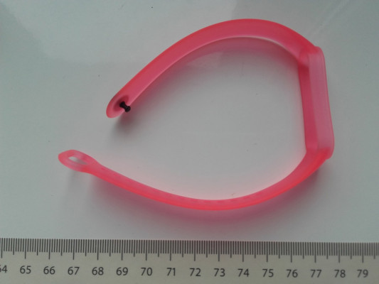 Pasek, Opaska sylikonowa dla Xiaomi Mi Band 5, 6, trochę przezroczyste