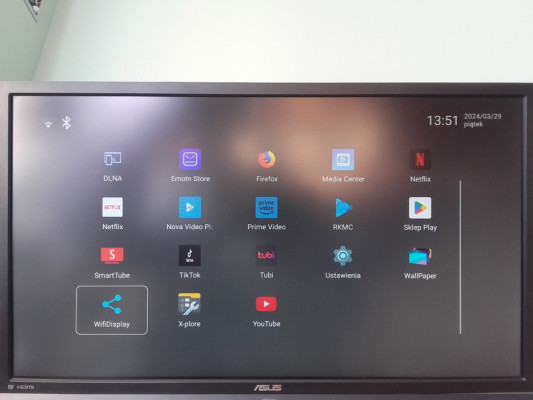 BOX TV, Android13, przystawka smart do TV, DQ08, Quad cortex A53, WiFi