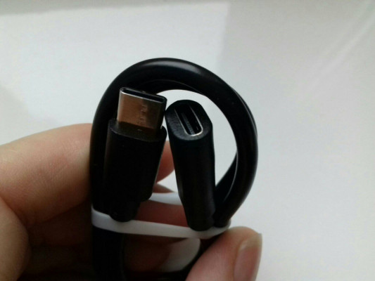 Przedłużacz kabla USB-C, 50cm, 0,5m, NOWY, czarny, PL014295109