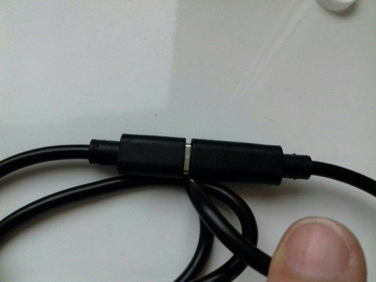 Przedłużacz kabla USB-C, 50cm, 0,5m, NOWY, czarny, PL014295109