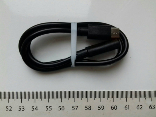 Przedłużacz kabla USB-C, 50cm, 0,5m, NOWY, czarny, PL014295109
