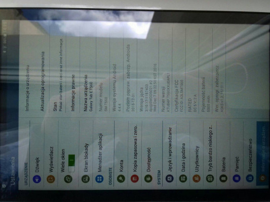 Tablet Samsung Galaxy Tab E, SM-T560, 9,6cala, 8GB, Bardzo ładny stan