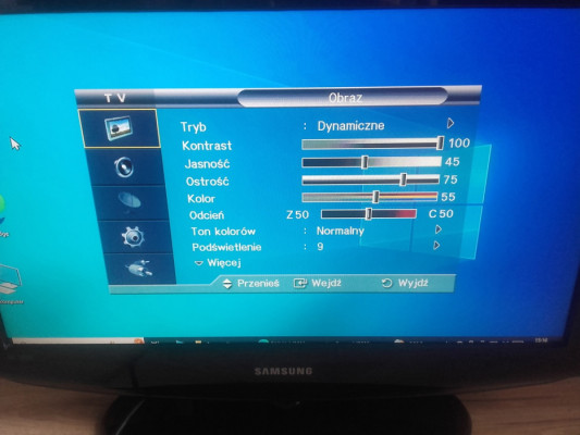 TV Samsung 26cali LE26R81B, sprawny, używany, HD, 2xHDMI, PC(VGA), Men
