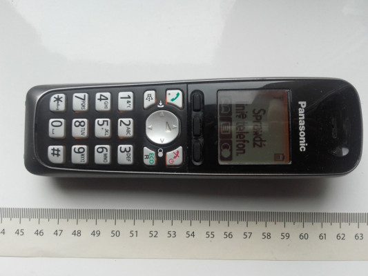 Telefon stacjonarny bezprzewodowy Panasonic KX-TGA651FX, używany