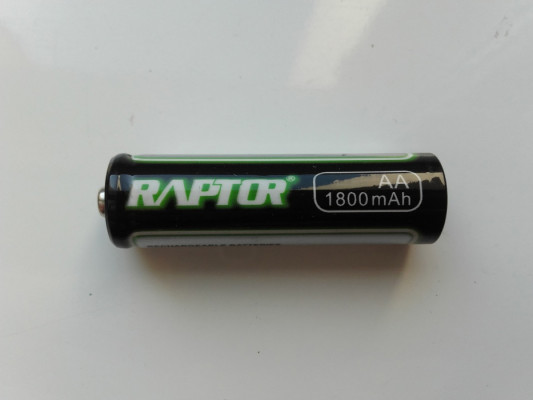 Akumulatorki Ni-MH 1,2V, AA 1800mAh 4sztuki w opakowaniu RAPTOR R-S659