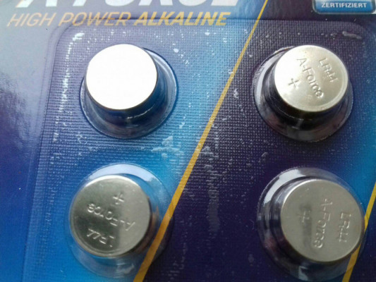 Baterie Alkaliczne, 1,5V LR44 (AG13), Alkaline A-Rorce, cena za 1 sztu