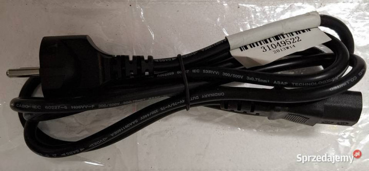 Polecam Kabel Zasilający z Uziemieniem - IEC320-C19 16A, czarny, 2 m