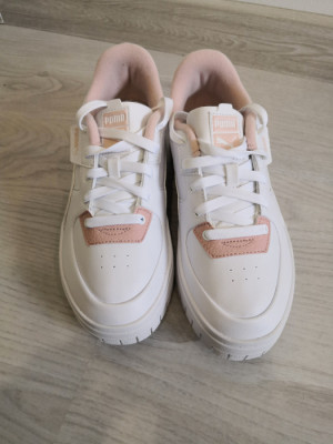 Nowe buty PUMA Cali Dream 39 25cm białe różowe white rose pudrowy róż