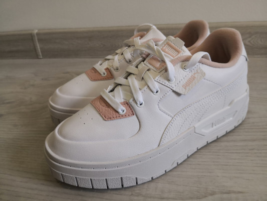 Nowe buty PUMA Cali Dream 39 25cm białe różowe white rose pudrowy róż