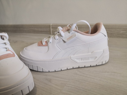 Nowe buty PUMA Cali Dream 39 25cm białe różowe white rose pudrowy róż