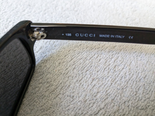 Okulary Gucci Vintage GG 1180 807 Unisex +Etui - real foto