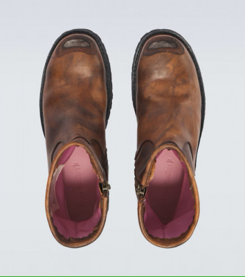 Skórzane buty motocyklowe